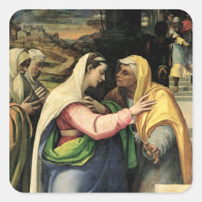 Sticker Carré La Visitation, 1519 (Devant)