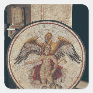 Sticker Carré L'abduction de Ganymede, 2ème-3ème siècle