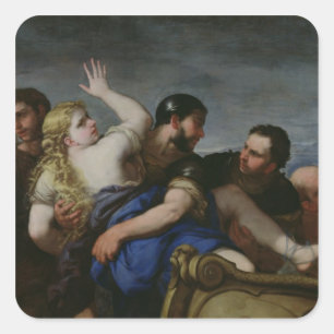 Sticker Carré L'abduction de Hélène