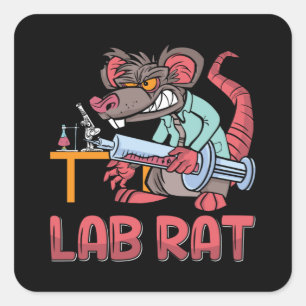 Sticker Carré Laboratoire Technique Laboratoire Laboratoire Tech