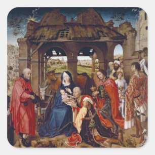 Sticker Carré L'adoration des Magi, c.1455