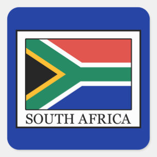 Sticker Carré L'Afrique du Sud