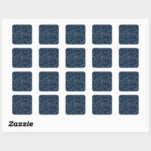 Sticker Carré Lagune Bleue Minuit Pavé Patchwork Terrazo Pat