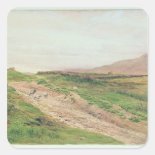 Sticker Carré Lake District