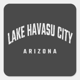Sticker Carré Lake Havasu City Arizona AZ