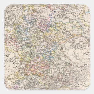 Sticker Carré L'Allemagne à partir de 1649 à 1792
