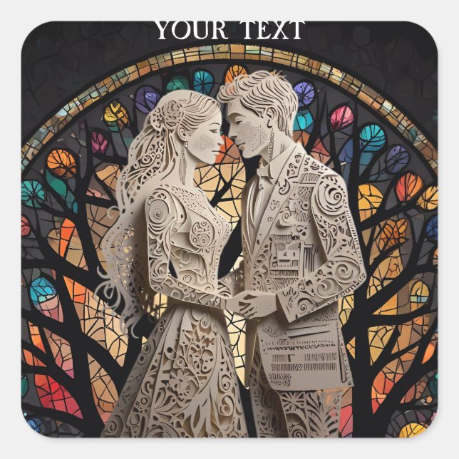 Sticker Carré Lancer l'oreiller (Devant)