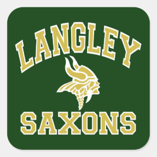 Sticker Carré Langley Saxons