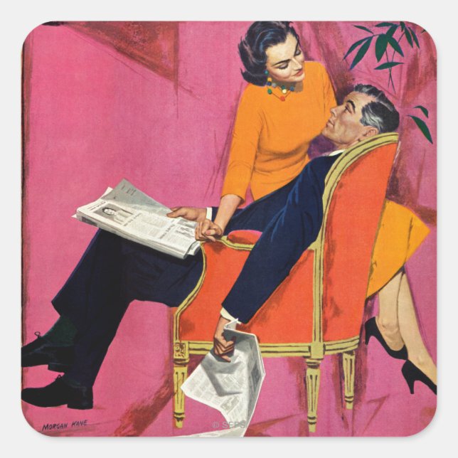 Sticker Carré L'année du mécontentement (Devant)