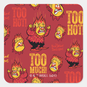 Sticker Carré L'ANNÉE SANS Motif SANTA CLAUS™ Heat Miser