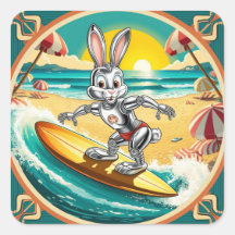 lapin de surf : imagerie visuelle