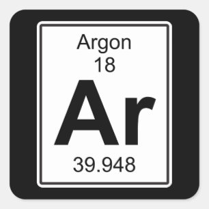 Sticker Carré L'AR - L'argon