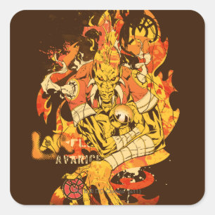 Sticker Carré Larfleeze - Agent Orange 10