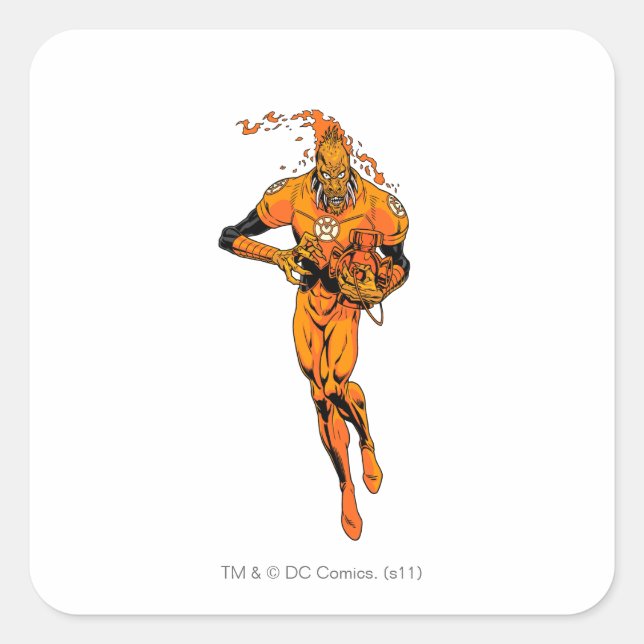 Sticker Carré Larfleeze - Agent Orange 4 (Devant)