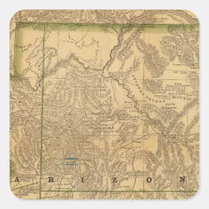 Sticker Carré L'Arizona de Rand McNally