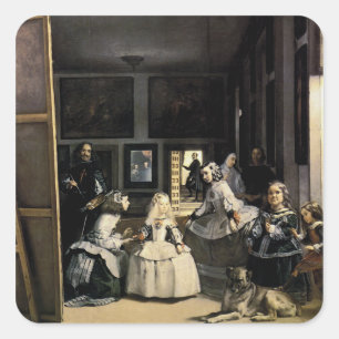 Sticker Carré Las Meninas