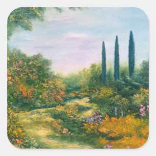 Sticker Carré L'atmosphère 1996 de la Toscane