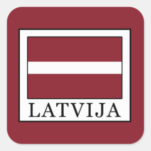 Sticker Carré Latvija