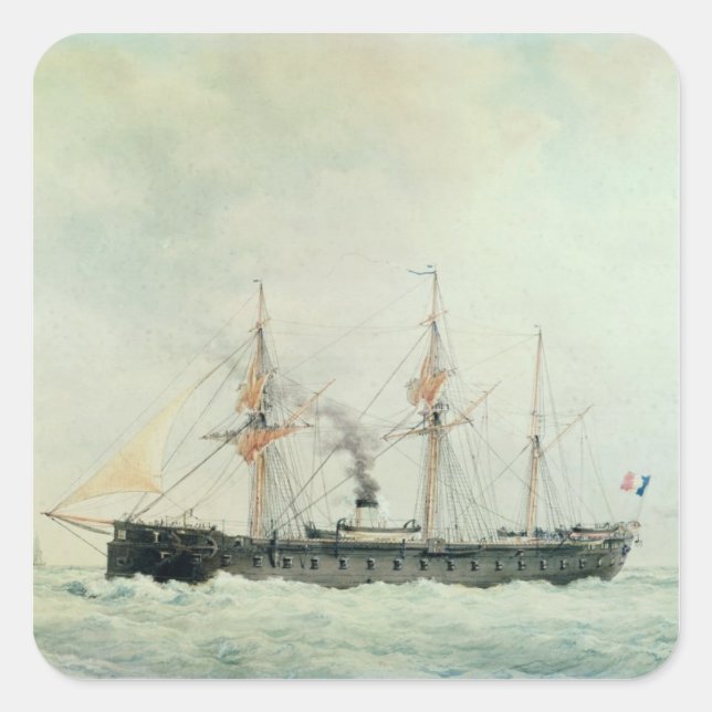 Sticker Carré Le Bataillon français, La Gloire, 1880 (Devant)