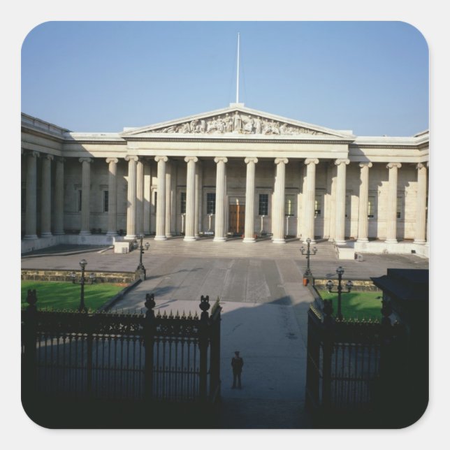 Sticker Carré Le British Museum (Devant)