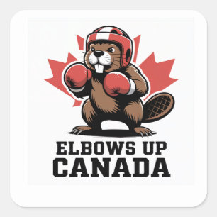 Sticker Carré Le Canada est fier