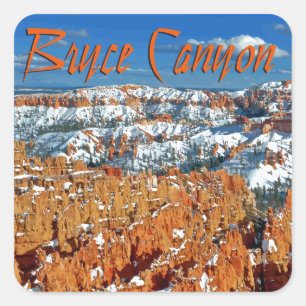 Sticker Carré Le canyon de Bryce