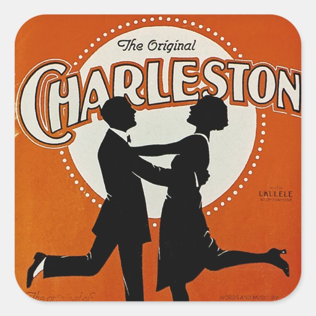 Sticker Carré Le Charleston d'origine (Devant)
