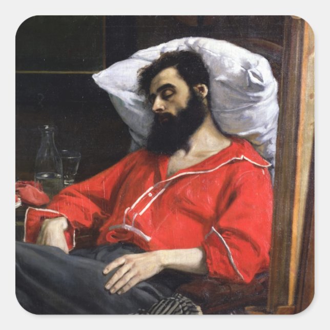 Sticker Carré Le Convalescent (Devant)