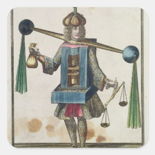 Sticker Carré Le costume du mineur