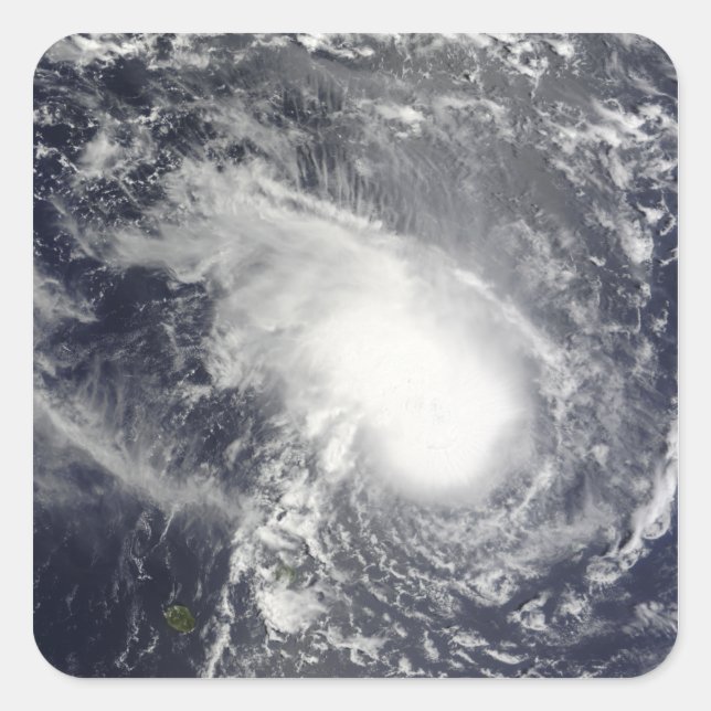Sticker Carré Le cyclone tropical Gael s'approche de Madagascar (Devant)