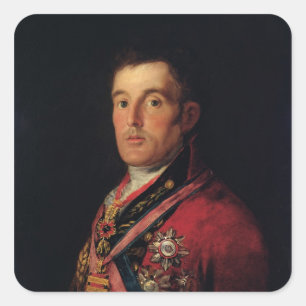 Sticker Carré Le duc de Wellington 1812-14
