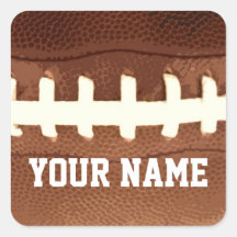 Le football lace l'autocollant personnalisé par