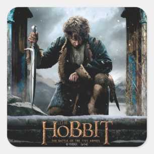 Sticker Carré Le Hobbit - BILBO BAGGINS™ Poster