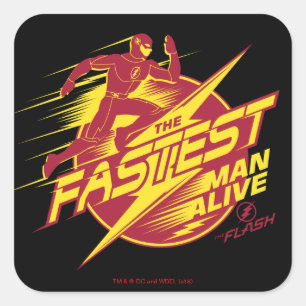 Sticker Carré Le   instantané l'homme le plus rapide vivant
