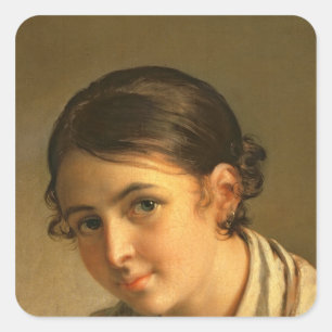 Sticker Carré Le Lacemaker, 1823