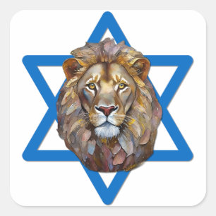 Sticker Carré Le Lion De Juda