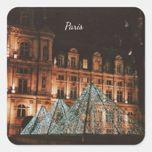 Sticker Carré Le Louvre, Paris, France
