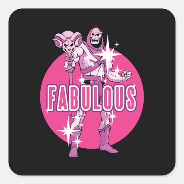 Sticker Carré Le mal peut être fabuleux ! 2 (Devant)