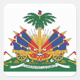 Sticker Carré Le manteau du Haïti des bras