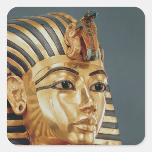 Sticker Carré Le masque funéraire de Toutankhamon