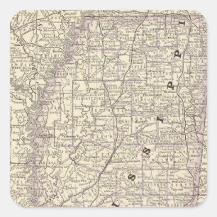 Sticker Carré Le Mississippi 9