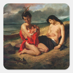 Sticker Carré Le Natchez, c.1823-35