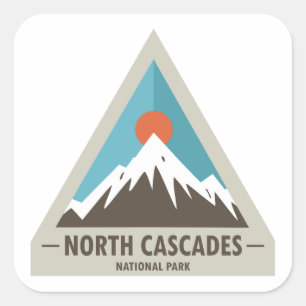 Sticker Carré Le Parc national de North Cascades