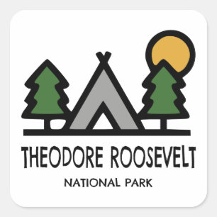 Sticker Carré Le Parc national de Theodore Roosevelt