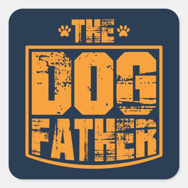 Sticker Carré Le Père Chien Porn Graphic (Devant)