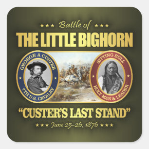 Sticker Carré Le Petit Bighorn