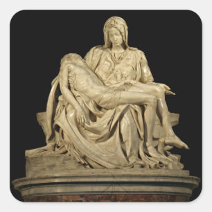 Sticker Carré Le Pieta de Michaël Angelo