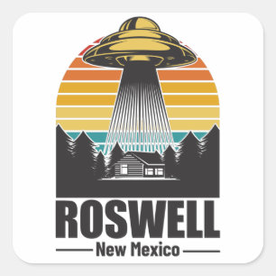 Sticker Carré Le poison de Roswell