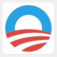 le président barack obama, logo usa élections 2012
