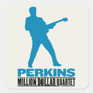 Sticker Carré Le quatuor Perkins à millions de dollars